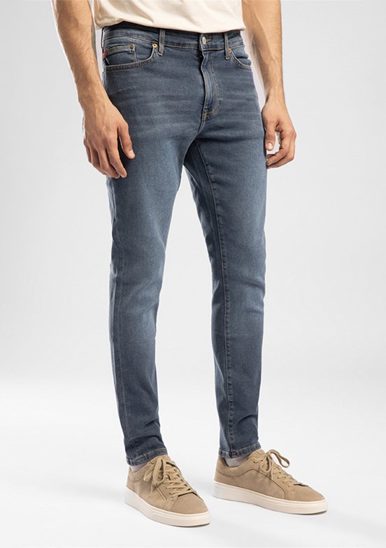 LEE COOPER Jack - 262 LCM 121031 Erkek Mavi Yüksek Bel Jean Pantolon