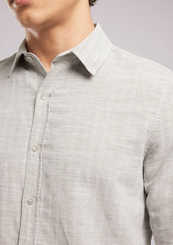 LEE COOPER Ellis - 262 LCM 241005 Erkek Yeşil Uzun Kol Gömlek