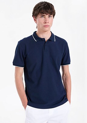 LEE COOPER - 262 LCM 242024 Erkek Lacivert Polo Yaka T-Shirt