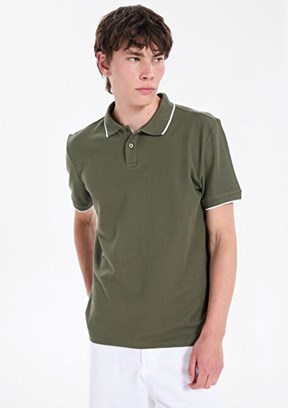 LEE COOPER - 262 LCM 242024 Erkek Yeşil Polo Yaka T-Shirt