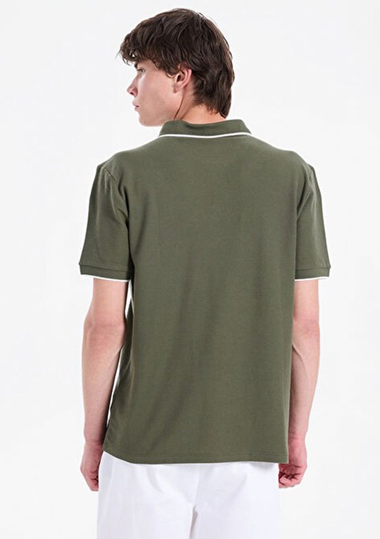 LEE COOPER - 262 LCM 242024 Erkek Yeşil Polo Yaka T-Shirt