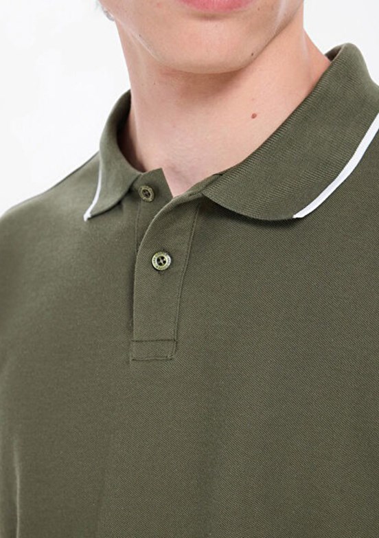 LEE COOPER - 262 LCM 242024 Erkek Yeşil Polo Yaka T-Shirt
