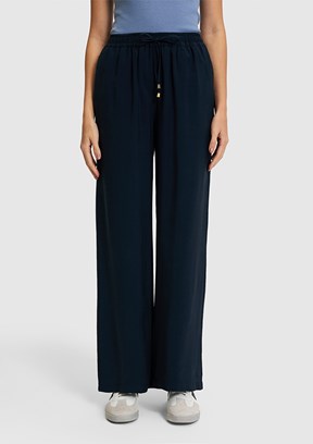 US POLO ASSN - Kadın Lacivert Relax Pantolon