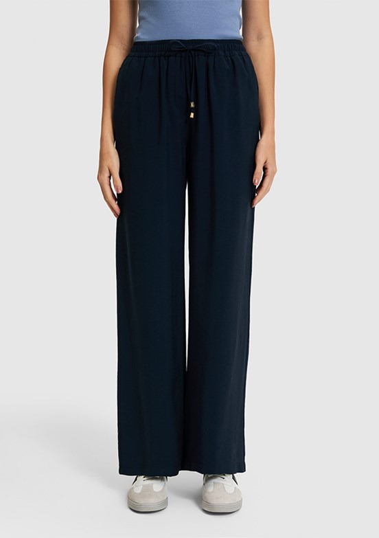 US POLO ASSN - Kadın Lacivert Relax Pantolon
