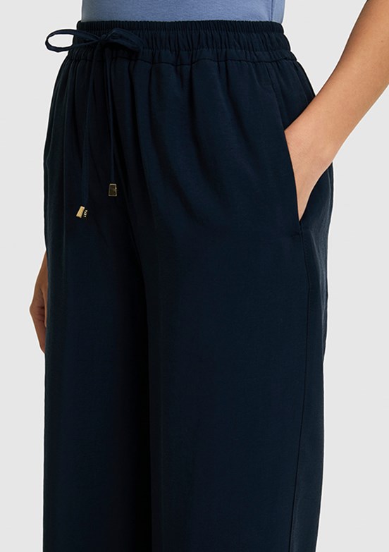 US POLO ASSN - Kadın Lacivert Relax Pantolon