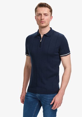 PİERRE CARDİN - Erkek Lacivert Slim Kazak