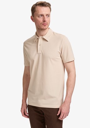 PİERRE CARDİN - Erkek Bej Regular T-Shirt