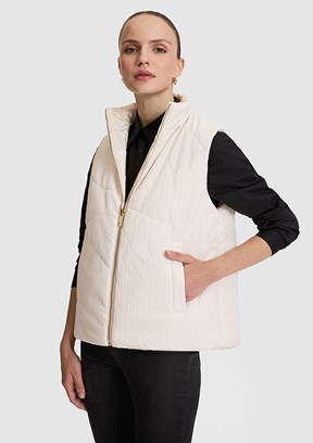 PİERRE CARDİN Kadın Beyaz Regular Mont
