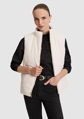 PİERRE CARDİN Kadın Beyaz Regular Mont