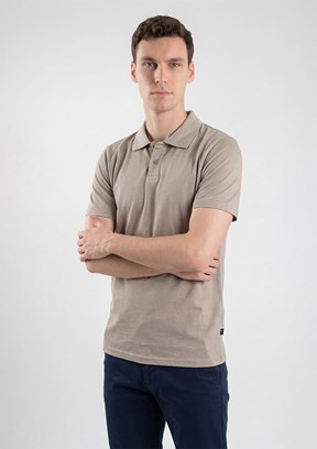 THE CROW - TC4629 Erkek Gri Basic T-Shirt