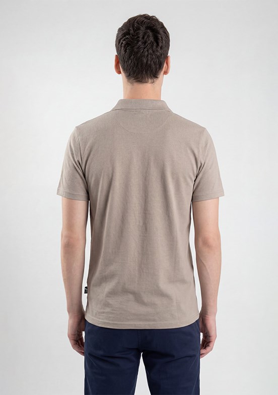 THE CROW - TC4629 Erkek Gri Basic T-Shirt