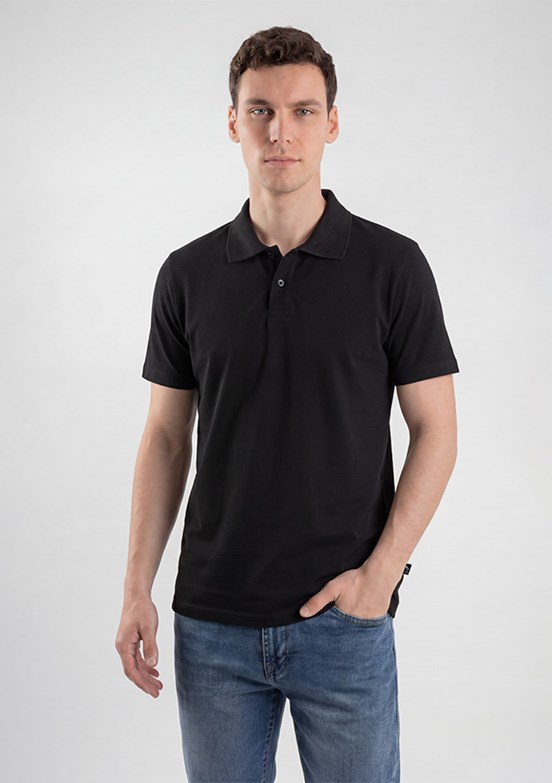 THE CROW - TC4629 Erkek Siyah Basic T-Shirt