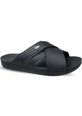 CEYO - 9964-12 Erkek Siyah Günlük Terlik