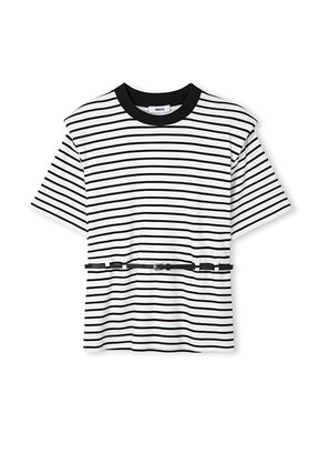İPEKYOL - IS1260070237 Kadın Siyah Desenli T-Shirt