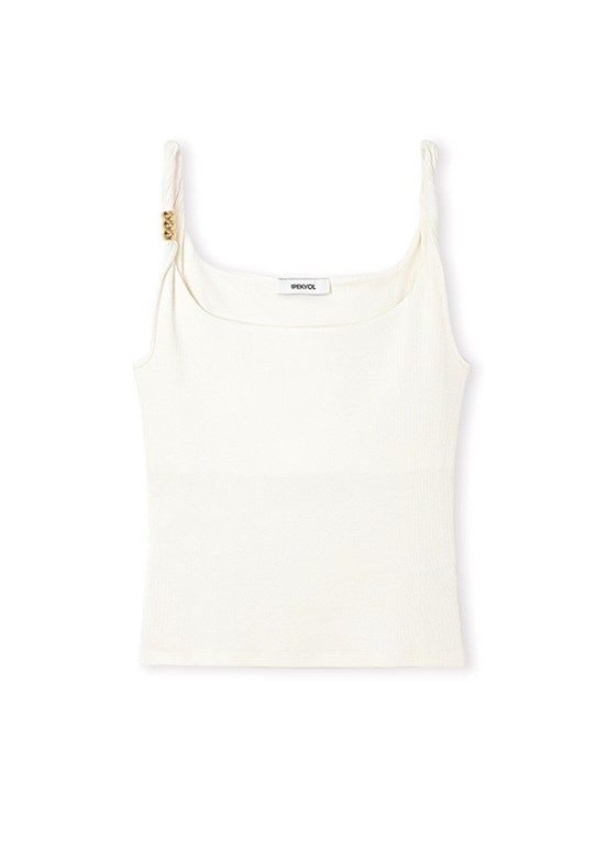 İPEKYOL - IS1260070247 Kadın Beyaz Basic T-Shirt