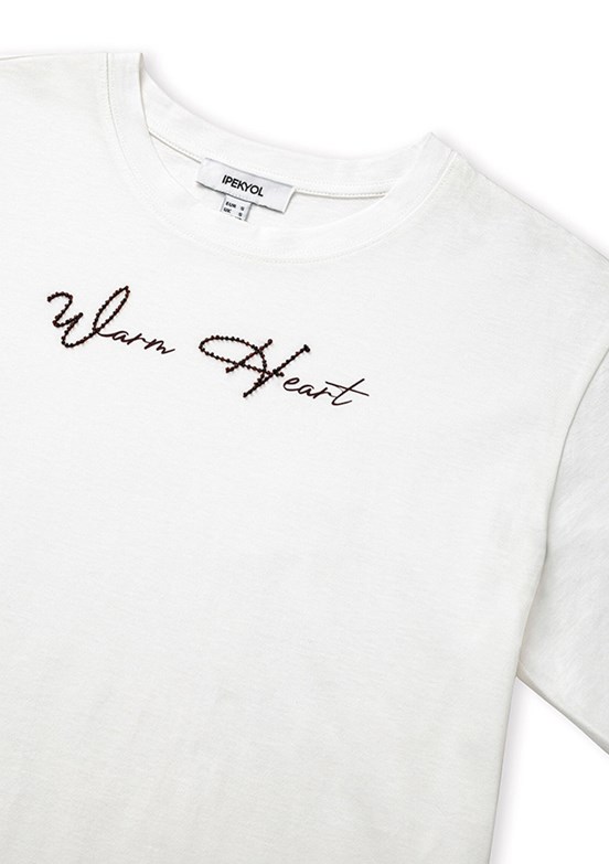 İPEKYOL - IS1260070245 Kadın Beyaz Basic T-Shirt