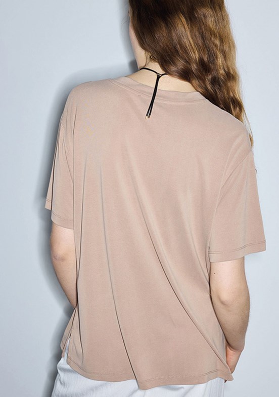 İPEKYOL - IS1260070242 Kadın Çok Renkli Basic T-Shirt