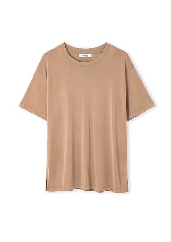 İPEKYOL - IS1260070242 Kadın Çok Renkli Basic T-Shirt