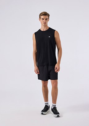 ELLESSE - 6SM4017 Erkek Siyah Baskılı Şort