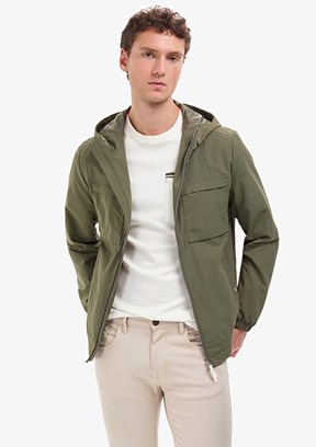 PİERRE CARDİN - Erkek Yeşil Basic Mont