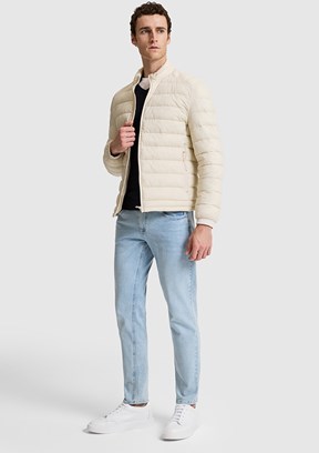 PİERRE CARDİN Erkek Bej Slim Mont