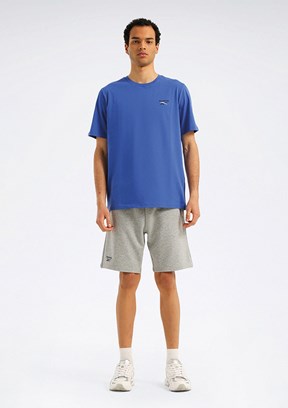 REEBOK 6M New Id Reg II - A10220401607010 Erkek Mavi Kısa Kol T-Shirt