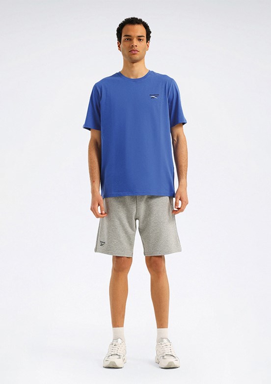 REEBOK 6M New Id Reg II - A10220401607010 Erkek Mavi Kısa Kol T-Shirt