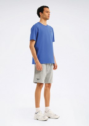 REEBOK 6M New Id Reg II - A10220401607010 Erkek Mavi Kısa Kol T-Shirt