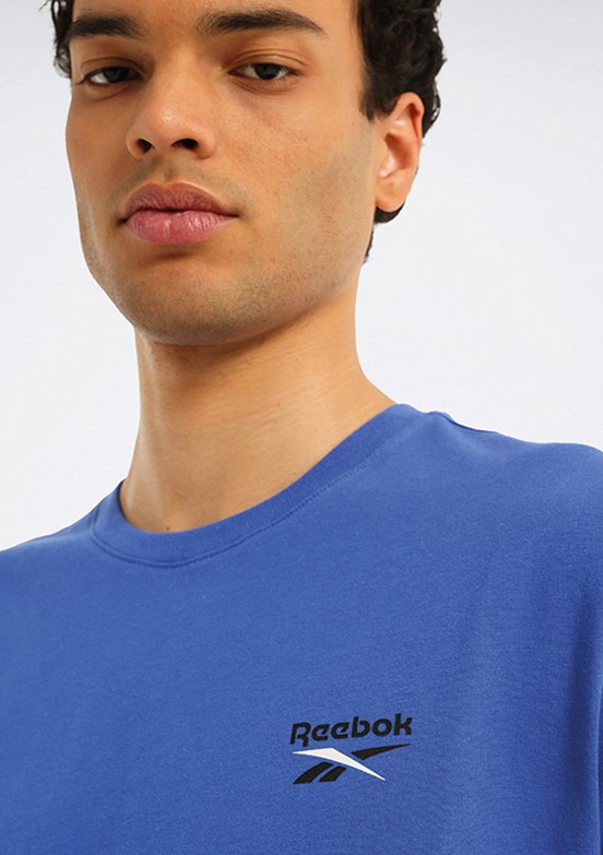 REEBOK 6M New Id Reg II - A10220401607010 Erkek Mavi Kısa Kol T-Shirt