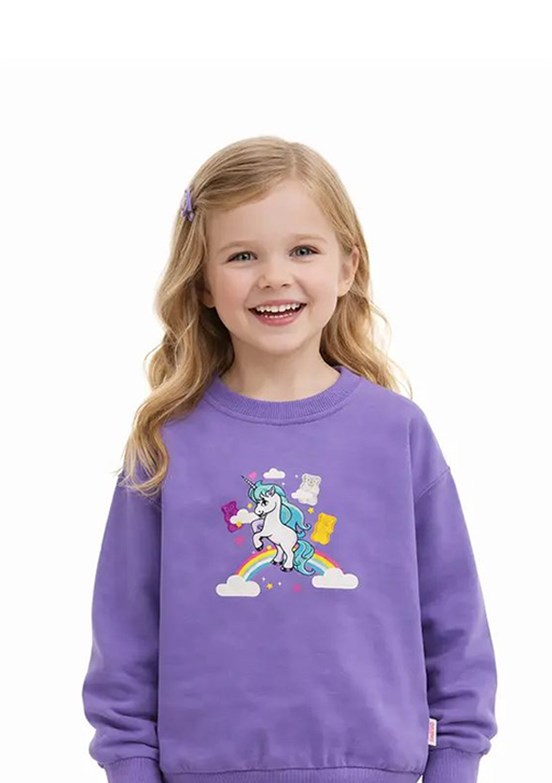HARİBO - S26G1SW202 Unisex Bordo Basic Sweatshirt