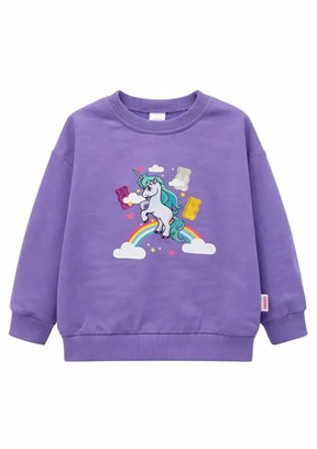 HARİBO - S26G1SW202 Unisex Bordo Basic Sweatshirt