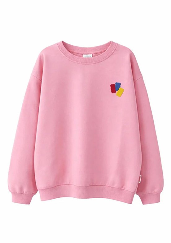 HARİBO - S26G1SW202 Unisex Pembe Basic Sweatshirt