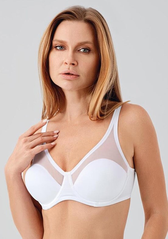 NEW BRA - 3460020000 Kadın Beyaz Balenli Minimizer Sütyen