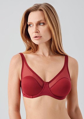 NEW BRA - 3360020000 Kadın Bordo Sütyen