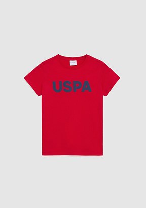 US POLO ASSN - Erkek Çocuk Kırmızı Basic T-Shirt