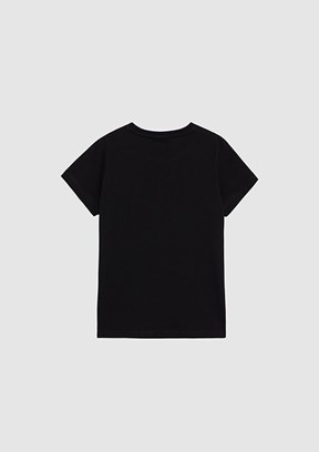 US POLO ASSN - Erkek Çocuk Siyah Basic T-Shirt