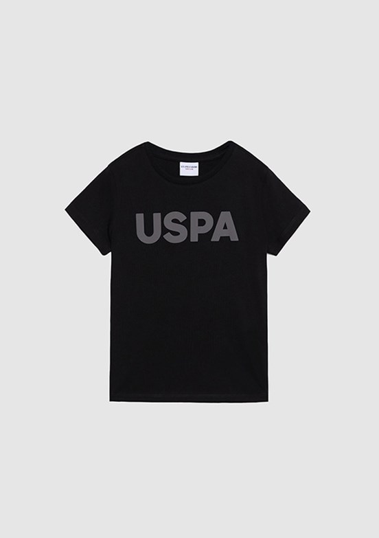 US POLO ASSN - Erkek Çocuk Siyah Basic T-Shirt