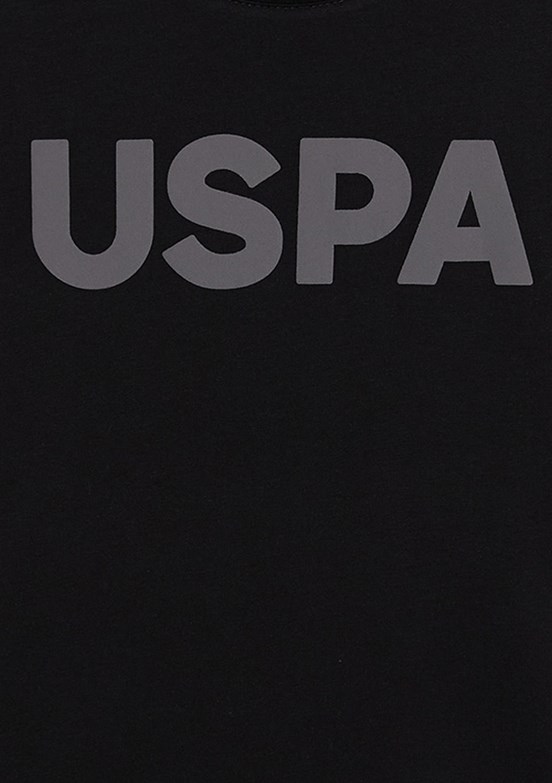 US POLO ASSN - Erkek Çocuk Siyah Basic T-Shirt