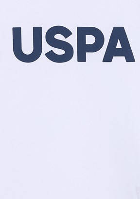 US POLO ASSN - Erkek Çocuk Beyaz Basic T-Shirt