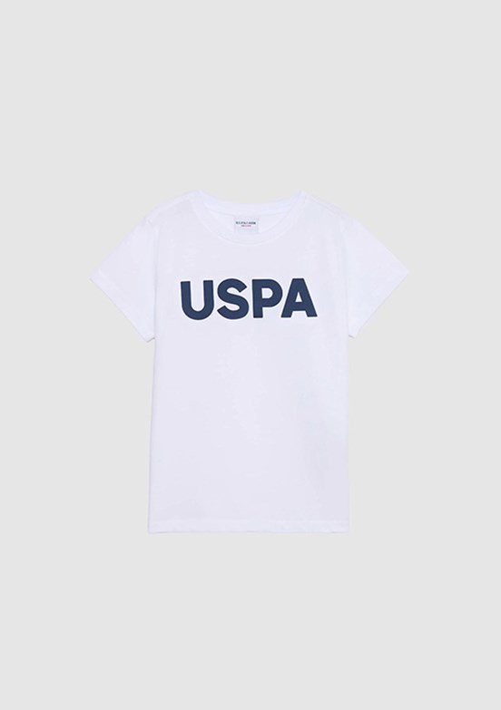US POLO ASSN - Erkek Çocuk Beyaz Basic T-Shirt