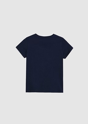 US POLO ASSN - Erkek Çocuk Lacivert Basic T-Shirt