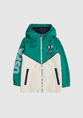 US POLO Erkek Çocuk Yeşil Basic Mont