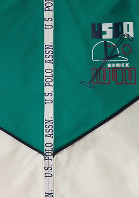 US POLO Erkek Çocuk Yeşil Basic Mont
