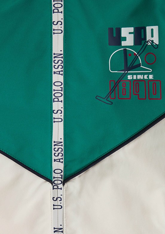 US POLO Erkek Çocuk Yeşil Basic Mont