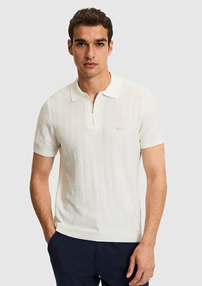 US POLO ASSN - Erkek Beyaz Regular Kazak
