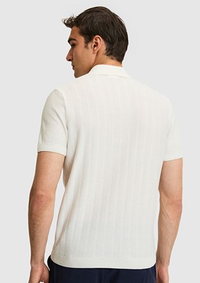 US POLO ASSN - Erkek Beyaz Regular Kazak
