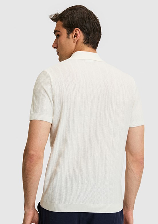US POLO ASSN - Erkek Beyaz Regular Kazak