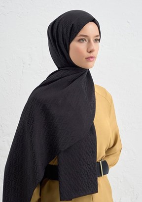 ARMİNE J.İpek Monogram Kadın Şal