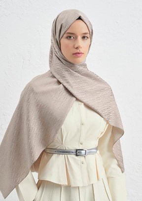 ARMİNE J.İpek Monogram Kadın Şal