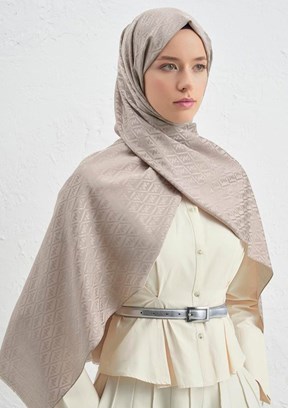ARMİNE J.İpek Monogram Kadın Şal